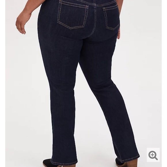 SLIM BOOT JEAN - VINTAGE STRETCH DARK WASH - Picture 2 of 5